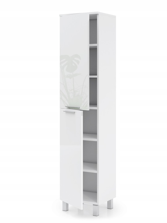 SŁUPEK ŁAZIENKOWY WYSOKI 40CM BIAŁY POŁYSK AKRYL