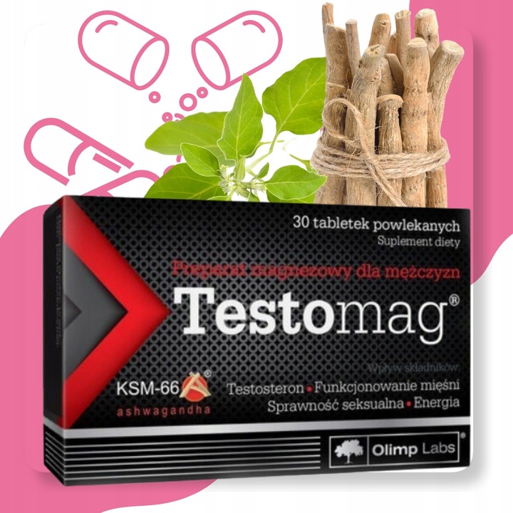 Testomag suplement diety dla mężczyzn 30 tabletek Olimp laboratories