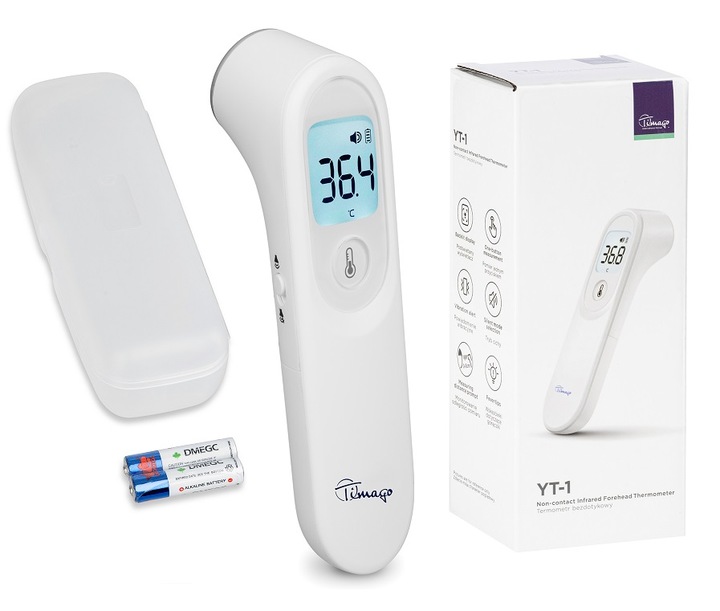 Termometr elektroniczny bezdotykowy Yuwell YT-1 biały