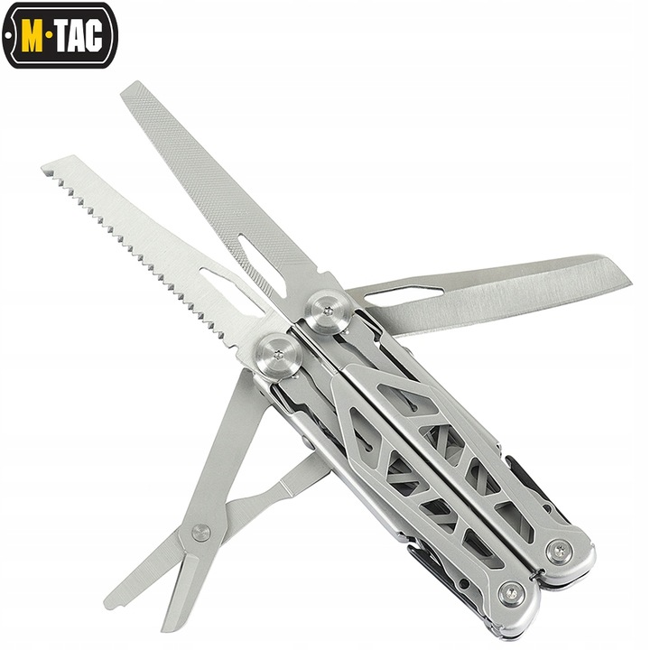 Multitool Narzędzie Wielofunkcyjne survival M-Tac Type 3 Grey z kaburą 14w1