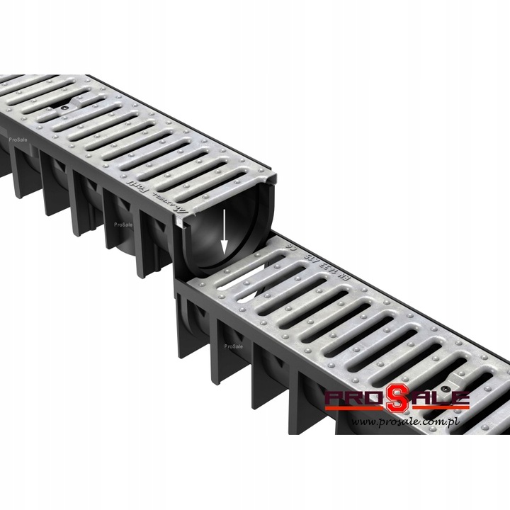 Odwodnienie liniowe ForU70 A15 Ocynk H=92mm