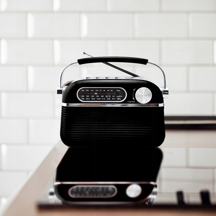 RADIO KUCHENNE RETRO PRZENOŚNE SIECIOWE NA BATERIE STROJENIE FM AM