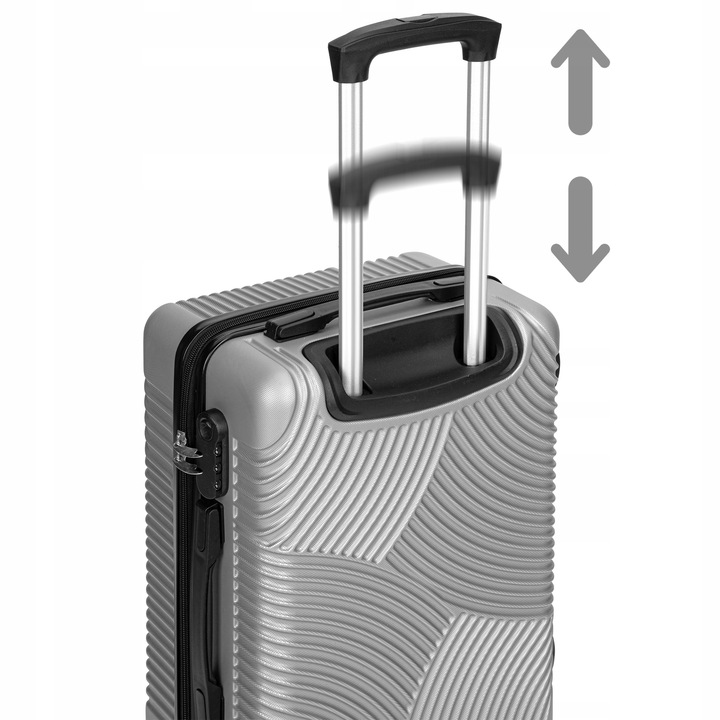 WALIZKI PODRÓŻNE NA KÓŁKACH WALIZKA ZESTAW 4 WALIZEK KABINÓWKA DUŻA