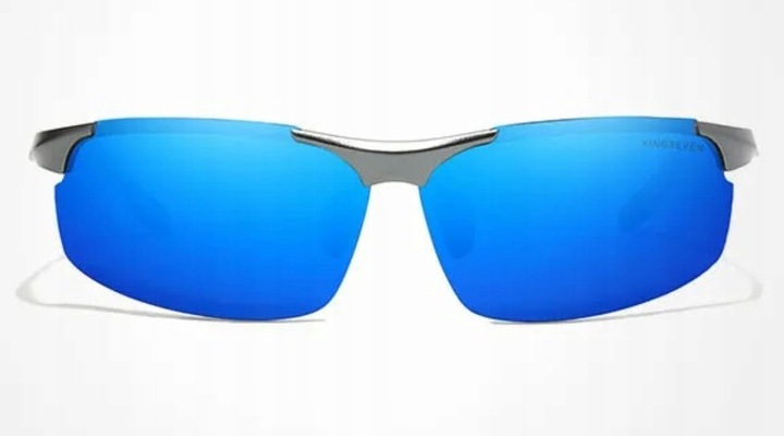 OKULARY PRZECIWSŁONECZNE MĘSKIE KINGSEVEN POLARYZACJA UV400 ZESTAW + ETUI
