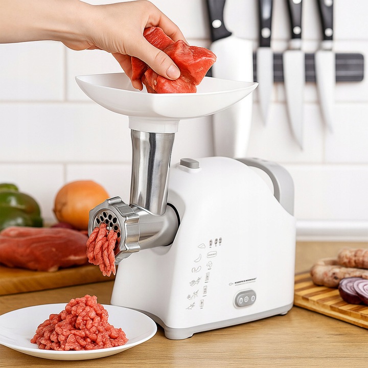 MASZYNKA DO MIELENIA MIĘSA MASZYNA DO ROBIENIA KIEŁBASY ELEKTRYCZNA