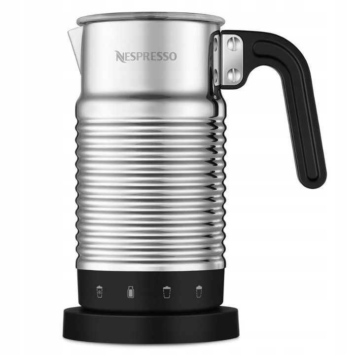 NESPRESSO SPIENIACZ DO MLEKA AEROCCINO 4 SREBRNY
