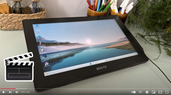 Tablet graficzny BOSTO Graphic Tablet X5 2024 N100 8GB 256GB WINDOWS 10 PRO