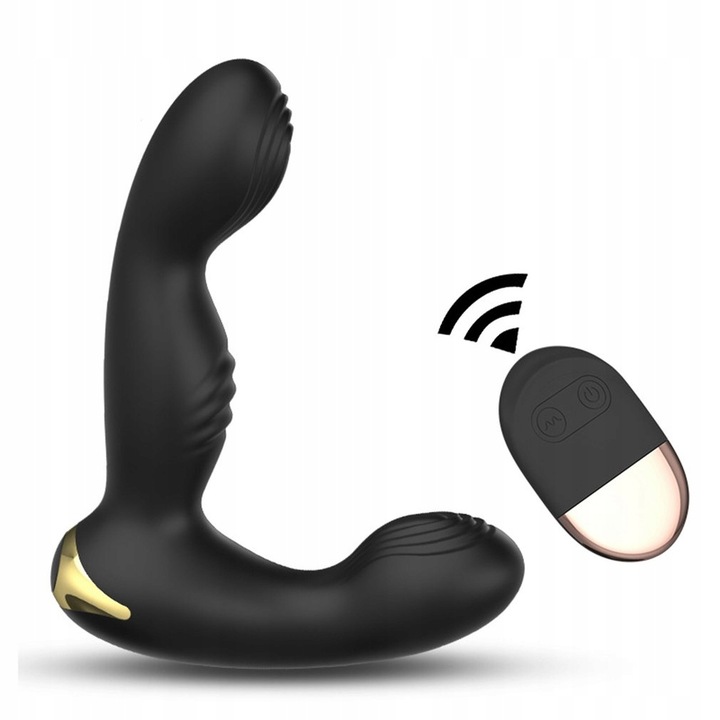 MASAŻER PROSTATY STEROWANY PILOTEM 10 FUNKCJI WIBRATOR ANALNY DLA MĘŻCZYZN