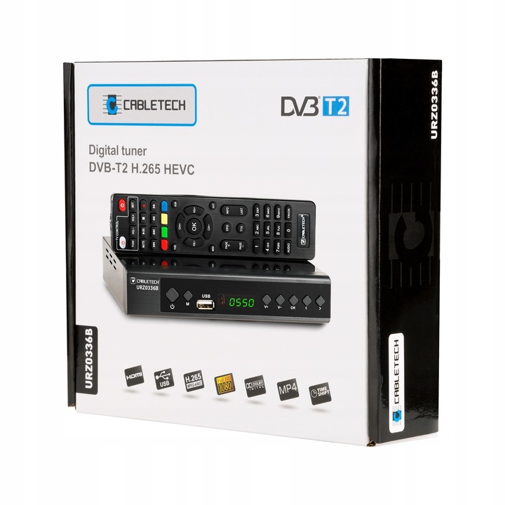DEKODER TUNER TV NAZIEMNEJ HD DVB-T2 HEVC H.265