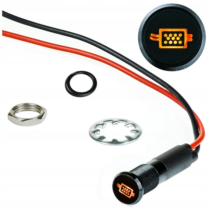 DIODA LED 12V KONTROLKA SYGNALIZACJA WYPALANIA DPF OPEL PEUGEOT FORD