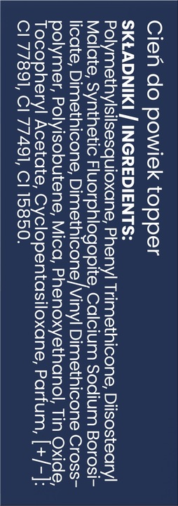 Stars from the stars TOPPER cień cienie do powiek WEDEL biało - srebrny #01