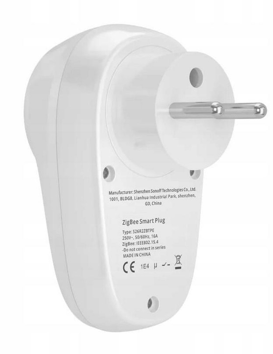 Gniazdko ZigBee Sonoff eWeLink S26ZB Inteligentne gniazdko Typ E 10A