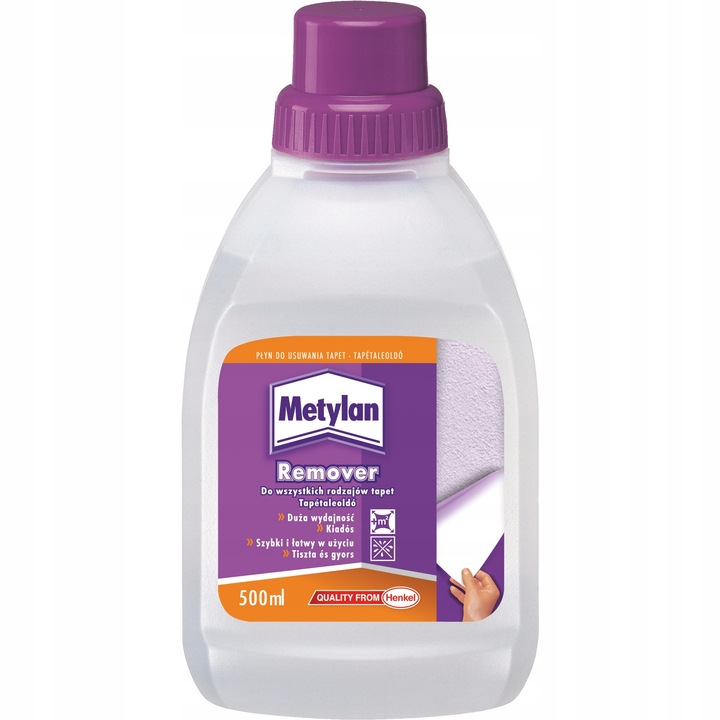 Płyn Do Usuwania Tapet Metylan Remover Do Wszystkich Rodzajów Tapet 500 ml