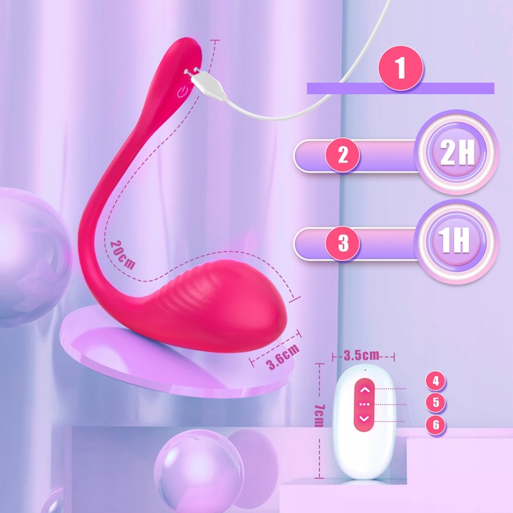 APP wielufunkcyjne Kulki i jajka stymulujące METOY