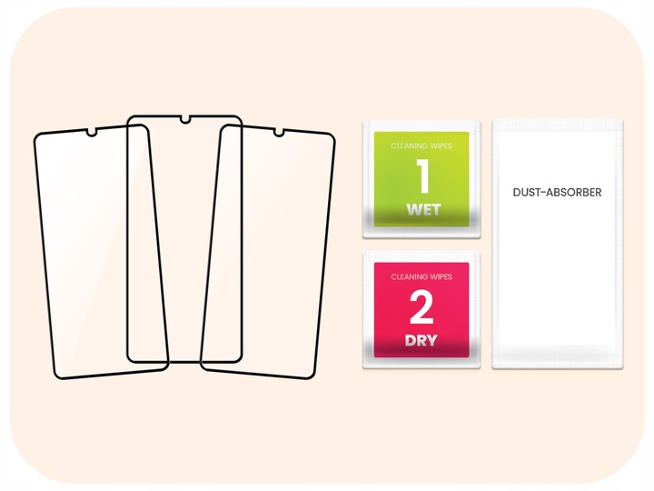 3-pak SZKŁO HARTOWANE DO Samsung Galaxy A34 5G na cały ekran 9H ochronne 5D