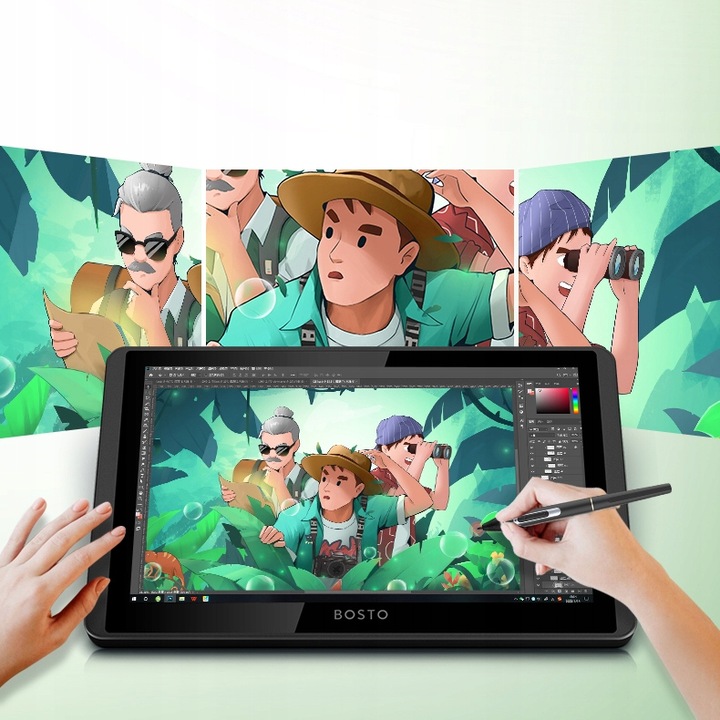 Tablet graficzny BOSTO 12HD-A LCD 8192 st 5080 LPI