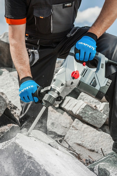 GRAPHITE MŁOT UDAROWY SDS+ 1500W 58G862 4,5J WALIZKA OSPRZĘT DŁUTO