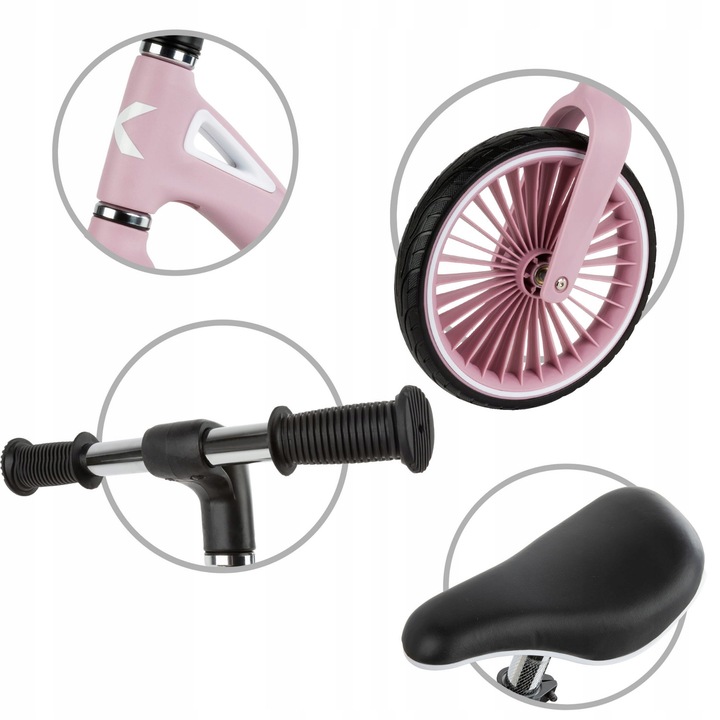 ROWEREK BIEGOWY JEŹDZIK KIDWELL NIX KOŁA 12" LEKKI REGULOWANY RÓŻOWY