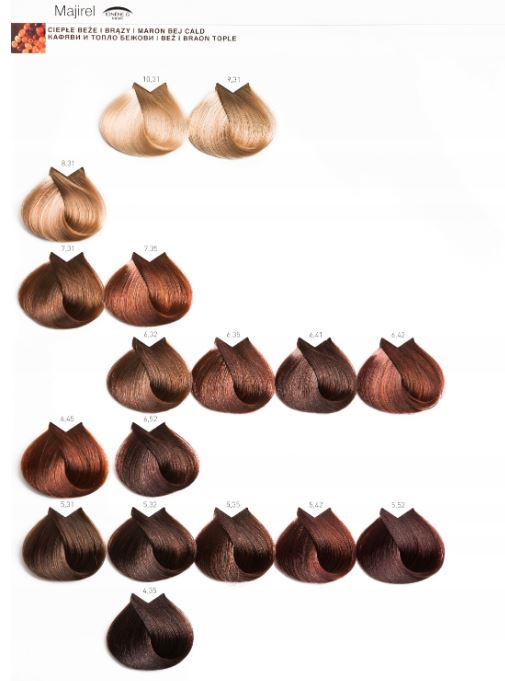 LOREAL MAJIREL FARBA DO WŁOSÓW 50ML CAŁA PALETA