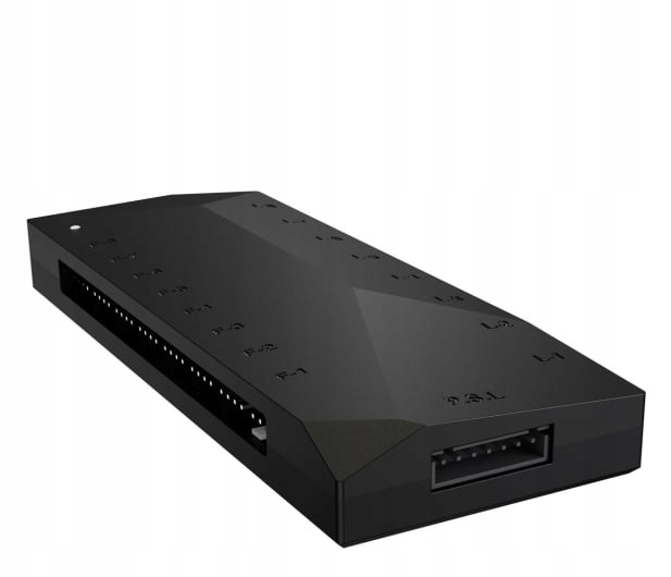 Kontroler wentylatorów Silver Monkey X HUB ARGB PWM interfejs SATA