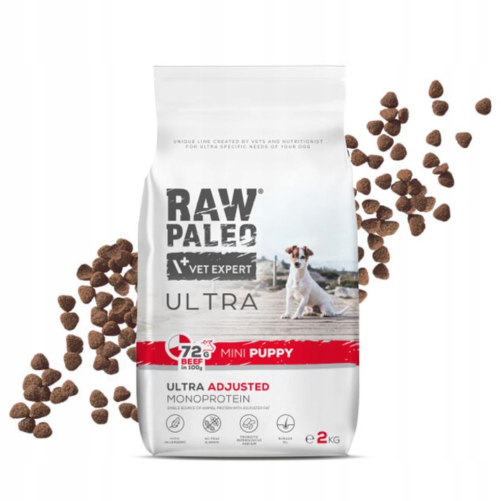 Vetexpert Raw Paleo Ultra Beef Puppy Mini 2kg