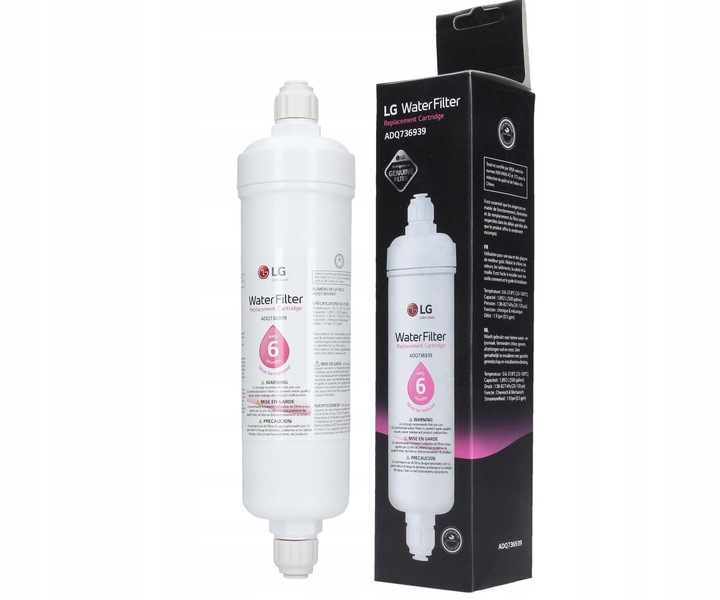 Oryginalny filtr LG ADQ73693901 ADQ73693903 do Lodówki Zewnętrzny
