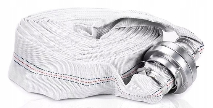 WĄŻ STRAŻACKI DO SZAMBA BRUDNEJ WODY 2 cale 52mm 30m SZYBKOZŁĄCZA DO POMPY