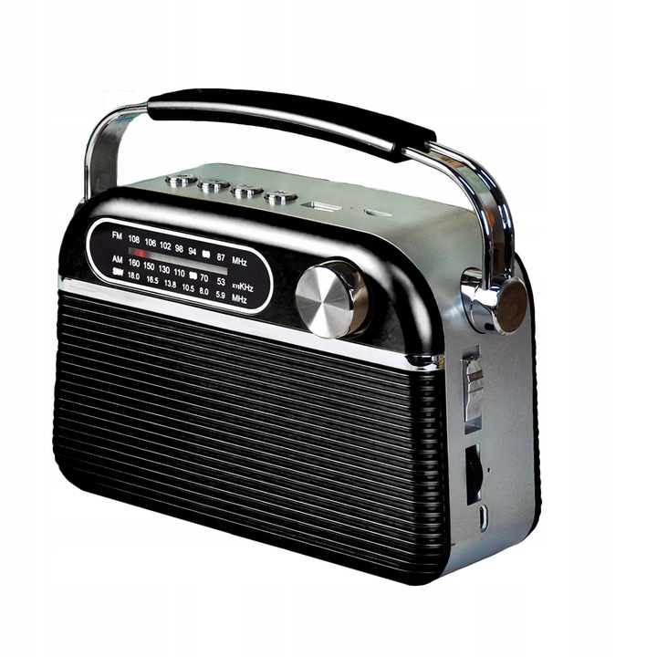 RADIO KUCHENNE RETRO PRZENOŚNE SIECIOWE NA BATERIE STROJENIE FM AM