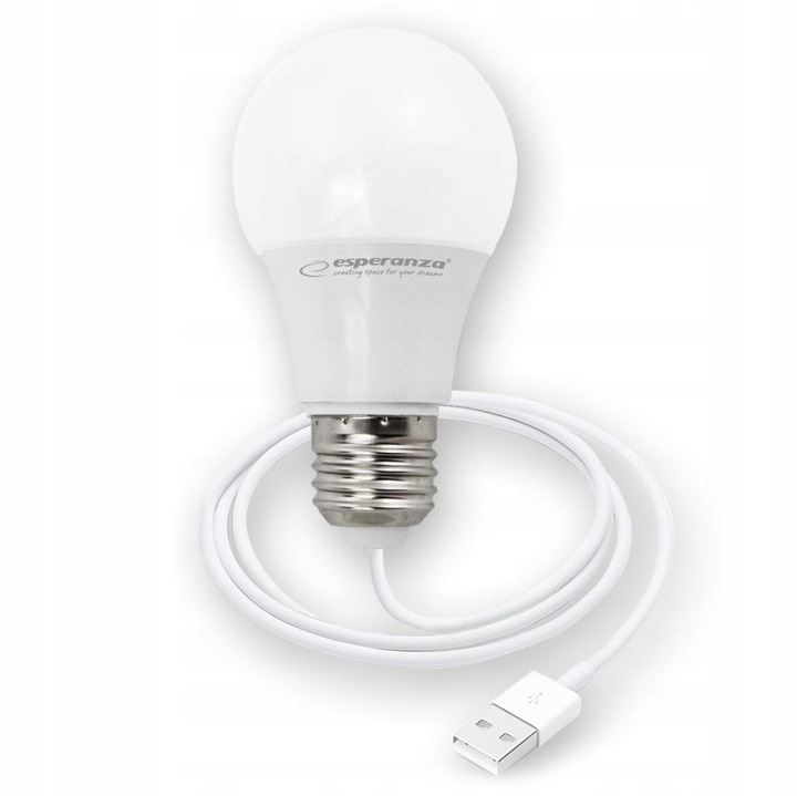 Żarówka LED USB 5W turystyczna podróżna lampka 2sztuki