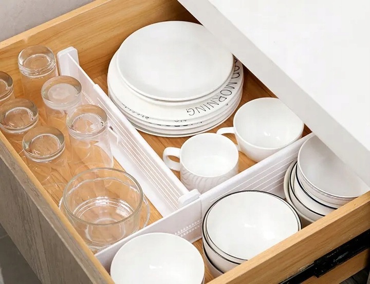 ORGANIZER DO SZUFLADY PRZEGRODA REGULOWANA SEPARATOR SZUFLAD