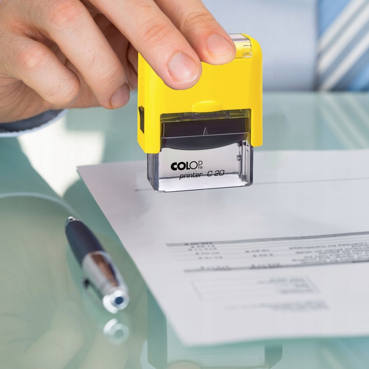 COLOP C20 Pieczątka do 4 wersów FIRMOWA LEKARSKA IMIENNA BIUROWA - kolory