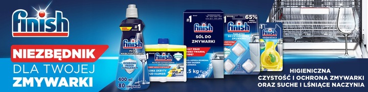 Finish Zestaw do zmywarki Sól 1,5 kg + nabłyszczacz 400 ml fresh