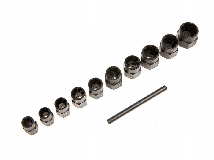 ZESTAW NASADEK DO USZKODZONYCH OBROBIONYCH ŚRUB NAKRĘTEK + WALIZKA