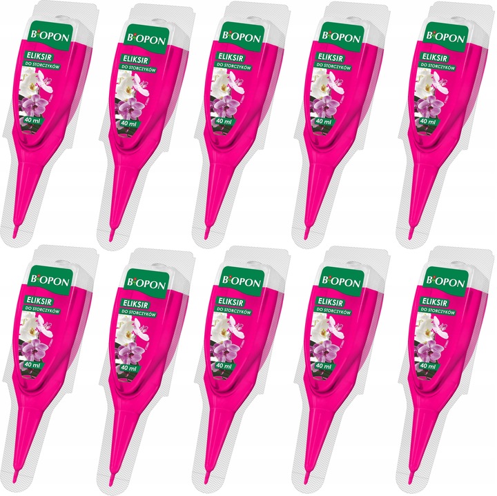 BOPON Nawóz odżywka eliksir do storczyków Biopon 40 ml - 10 sztuk