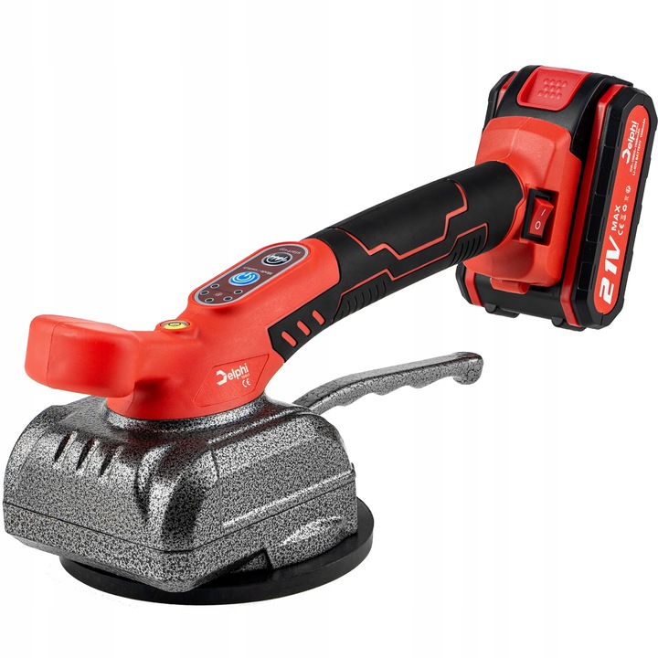 PRZYSSAWKA WIBRUJĄCA DO PŁYTEK WIBRATOR DO POZIOMOWANIA 2xAKU MOCNA