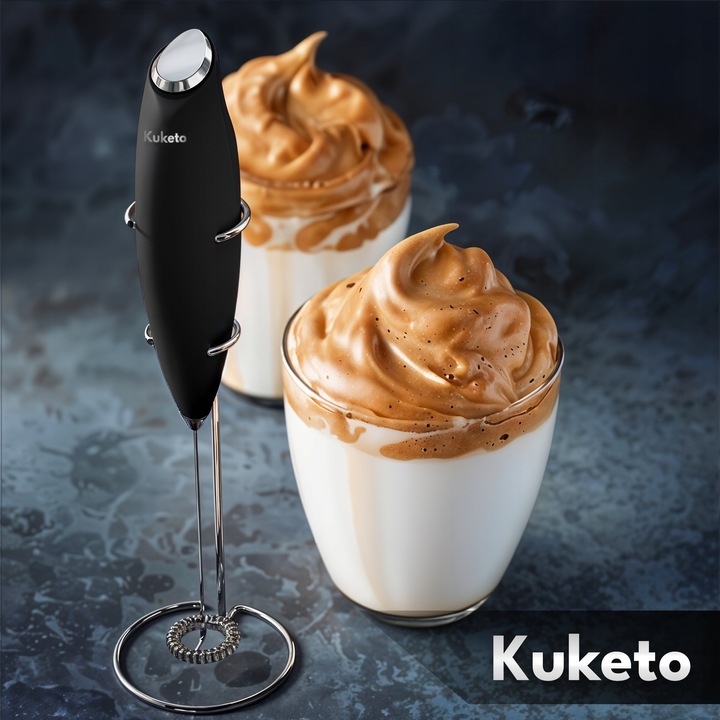SPIENIACZ DO MLEKA ELEKTRYCZNY RĘCZNY MINI MIKSER UBIJACZ KAWY Z