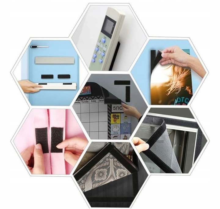 RZEPY DO PANELI TAPICEROWANYCH RZEP MONTAŻOWY SAMOPRZYLEPNY 10m MOCNY