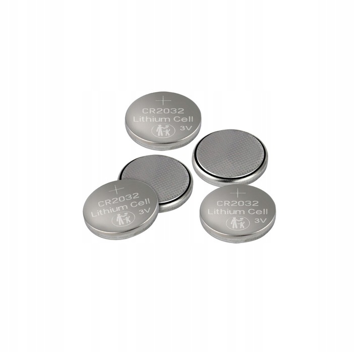 ZESTAW 30 SZT BATERIA GUZIKOWA CR2032 3V LITOWA MOCNA +- DO PILOTA