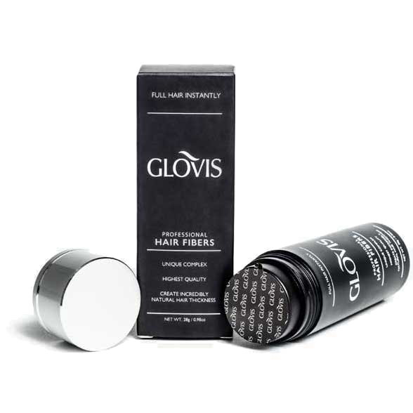 Włókna GLOVIS 28g Ciemny Brąz Dark Brown Mikrowłókna do Włosów