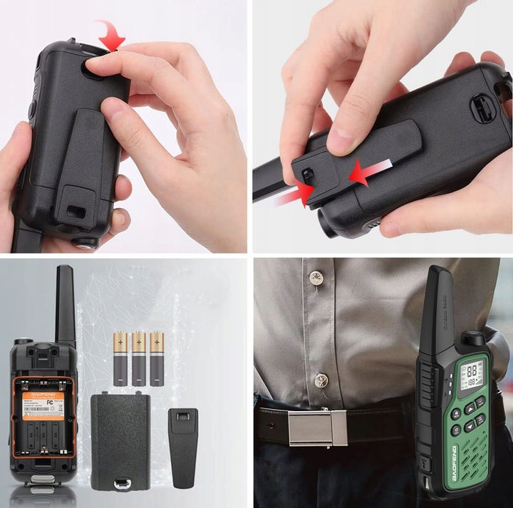 BAOFENG BF-25E KRÓTKOFALÓWKA DUŻY ZASIĘG PODKANAŁY ŁOKI TOKI USB-C LATARKA