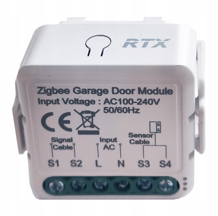 RTX Moduł STEROWNIK BRAMY GARAŻOWEJ ZIGBEE TUYA SMART + CZUJNIK