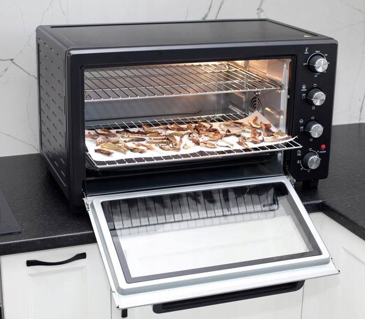 Mini Piekarnik 65L suszarka do grzybów - termoobieg rożno światło 2x