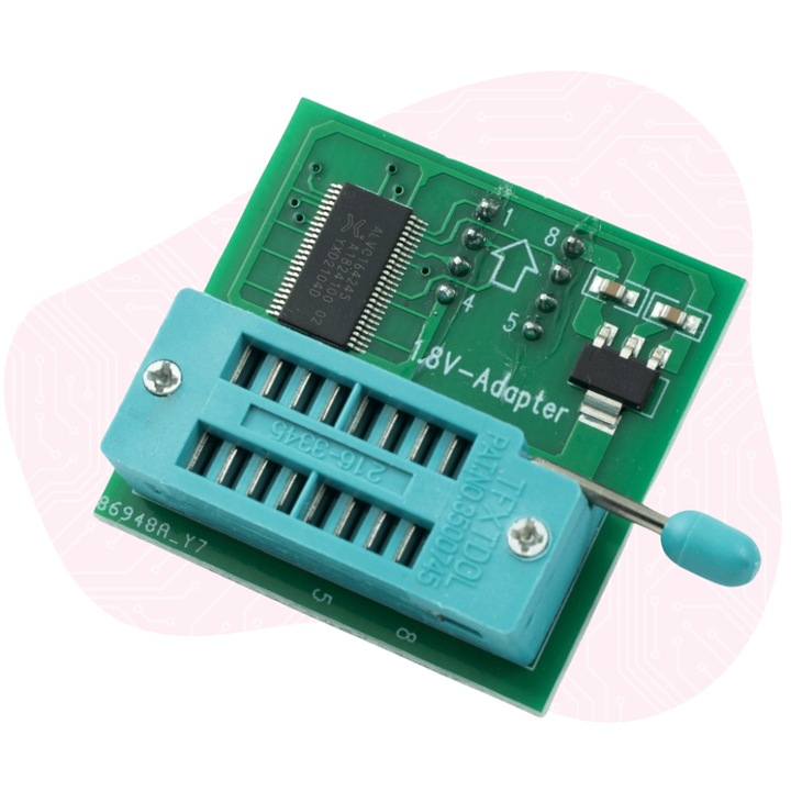 Duży zestaw programator EEPROM i Flash na CH341A I2C SPI Adapter Klips