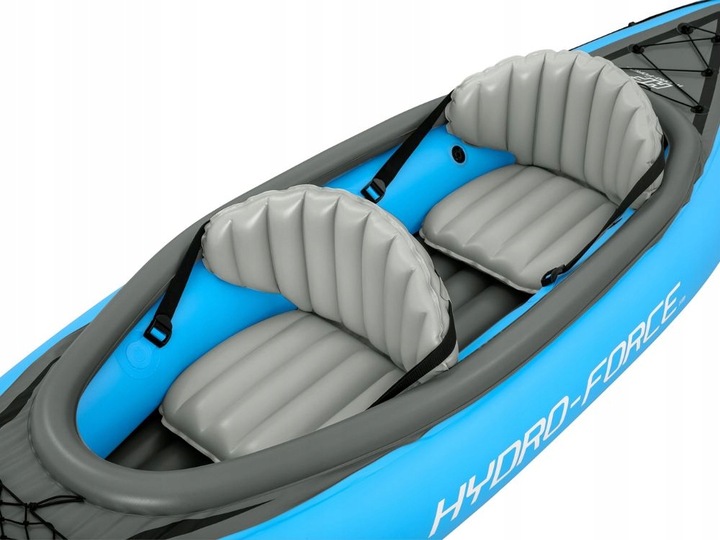 Kajak Dmuchany 2 os. Champion Bestway 65131 Pompka Wiosła Torba MODEL 2024