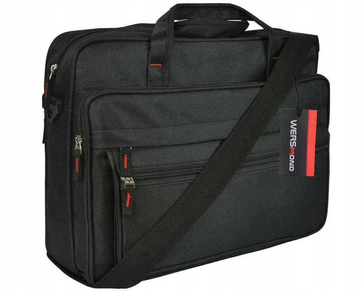 WERSmond torba na dokumenty poliester bez wzoru