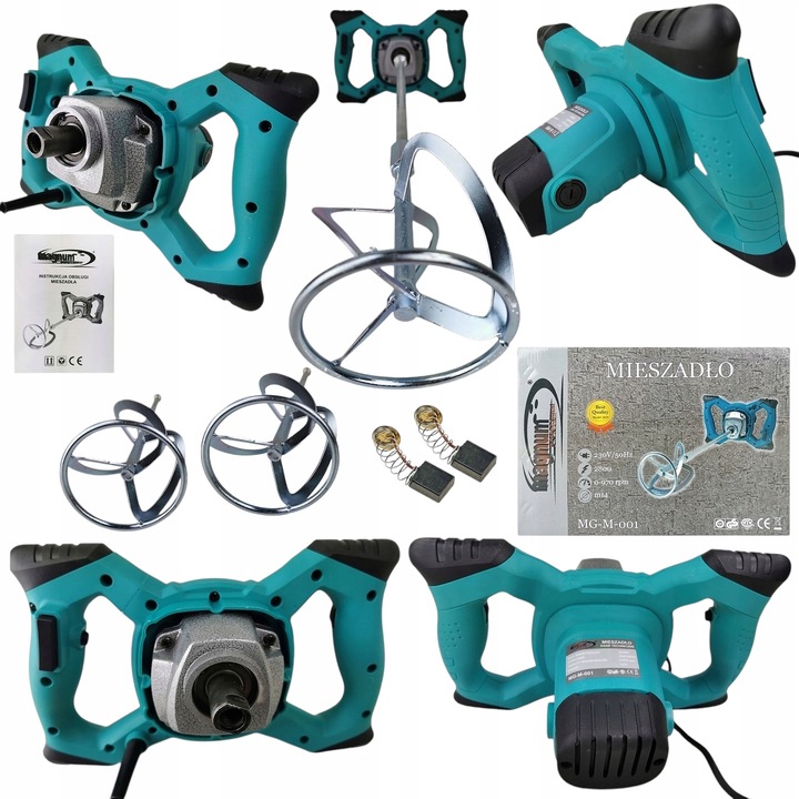 MIESZADŁO DO ZAPRAW KLEJU + 2 X MIESZALNIK MOCNE MAGNUM