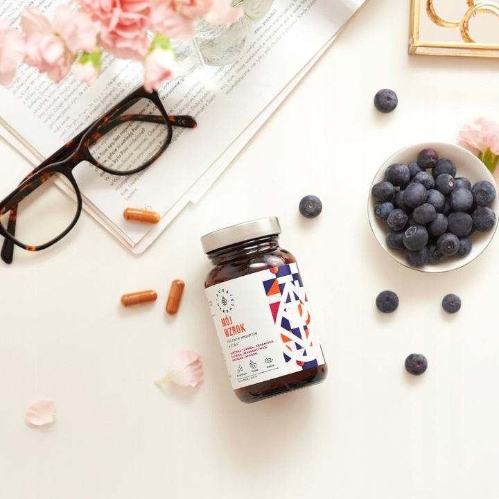 AURA HERBALS MÓJ WZROK- NATURALNE WSPARCIE WSPARCIE WZROKU VEGAN 60 KAPS