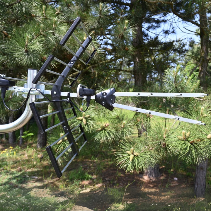 ANTENA Kierunkowa DVB-T2 Filtr LTE 4K 120km VHF UHF WSZYSTKIE MUX 8