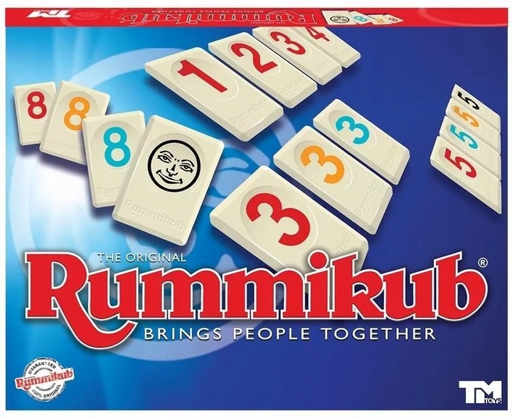 GRA RUMMIKUB klasyczna gra liczbowa dla całej rodziny 2610