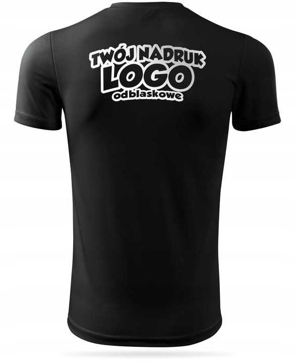 Męska koszulka treningowa oddychająca + Twój napis